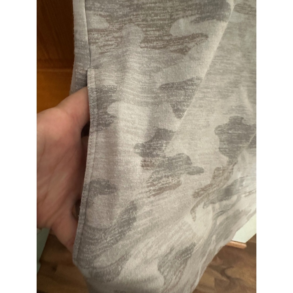 Athleta Girl Camo Hoodie Grey Camouflage Long Sleeve Top XXL 16 - Picture 4 of 7